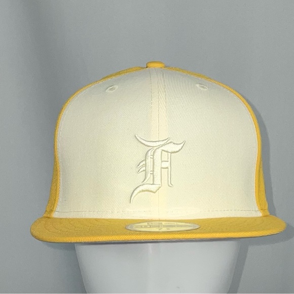 Fear of God Other - New 7 3/8 Fear Of God New Era Baseball Fitted Hat Cap Yellow Cream Essentials